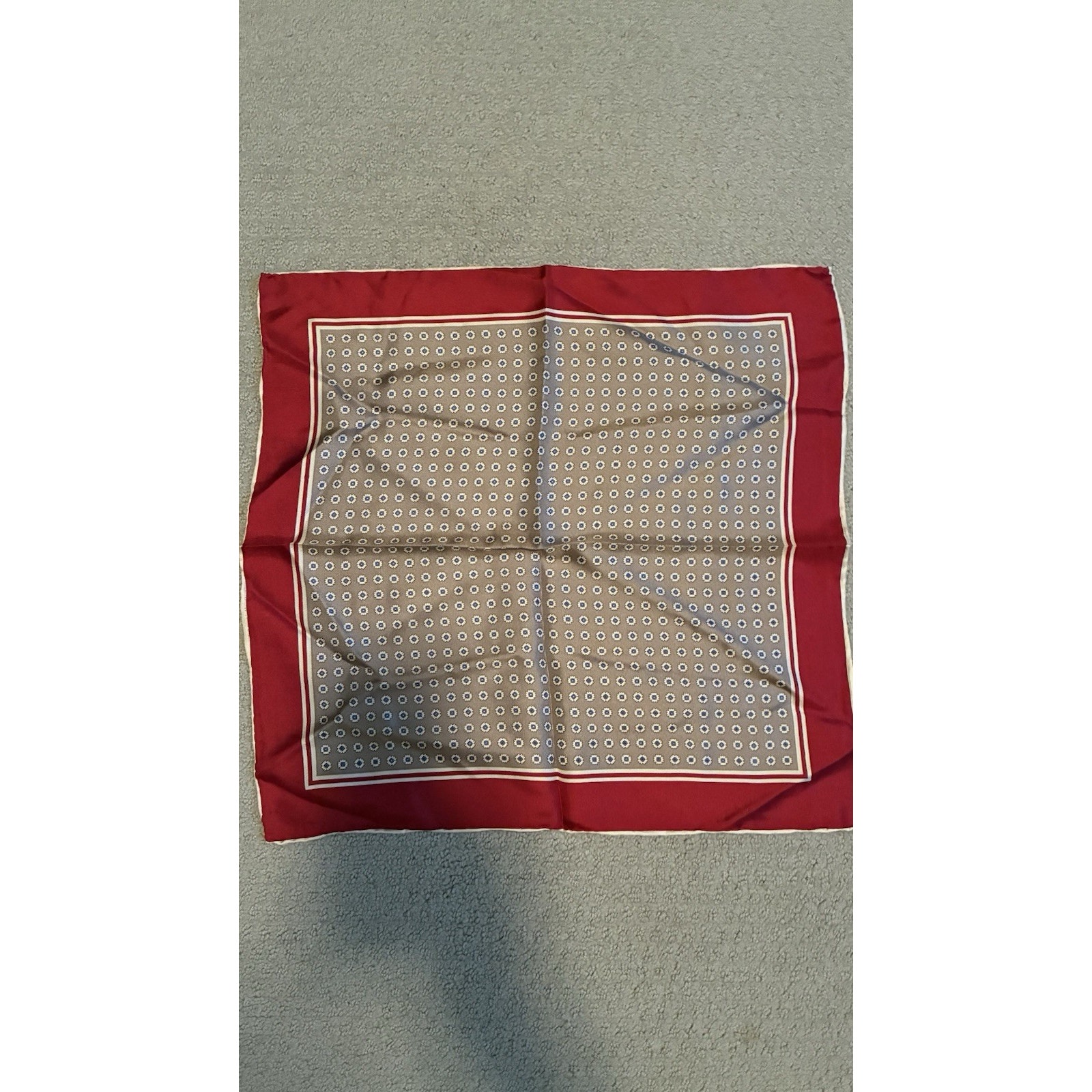 Barbara Blank Pocket Square Handkerchief